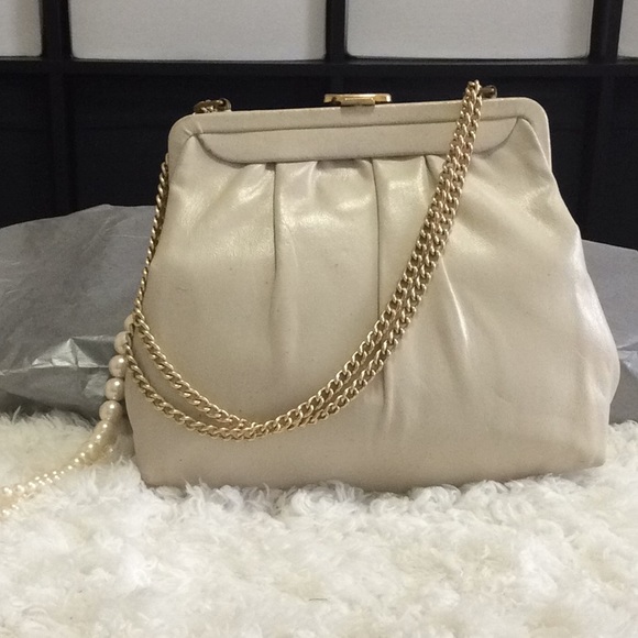 Vintage 1950s Leather Handbag - Picture 2 of 7